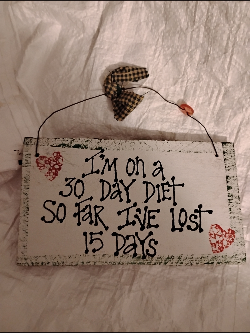 Rustic Handmade Diet Decor